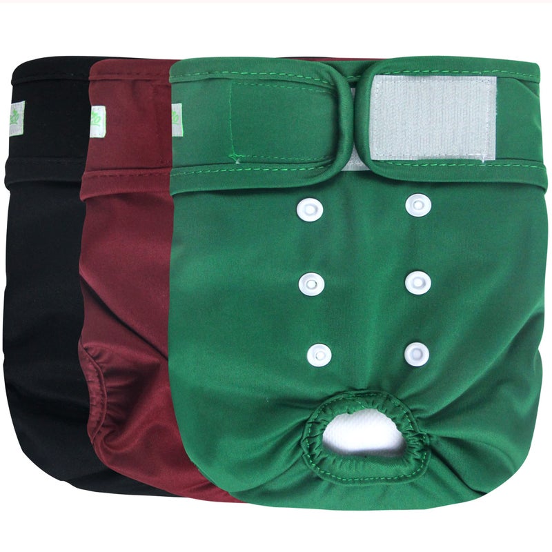 wegreeco Washable Female Dog Diapers (Pack of 3) - Image 1